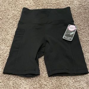Black bike shorts